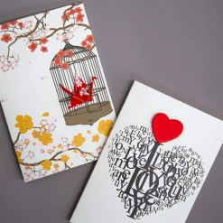 Card Heart of Letters