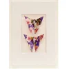 Card Twin Butterfly Garden Purple