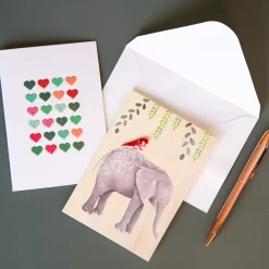 Card Wooden Fox Kiss