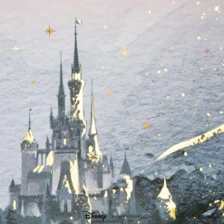 Disney Deluxe Natural Frame Mickey and Minnie Castle Stardust