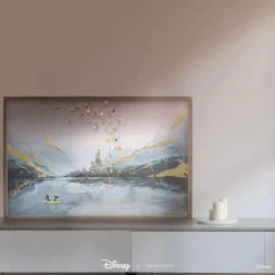 Disney Deluxe Natural Frame Mickey and Minnie Castle Stardust