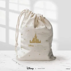 Disney Linen Drawstring Gift Bag Castle
