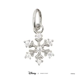 Disney Necklace Charm Diamante Snowflake