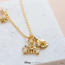Disney Necklace Charm Diamante Blossom