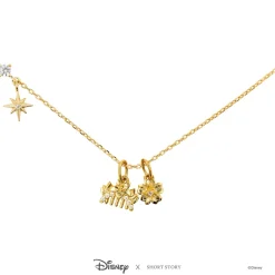 Disney Necklace Charm Diamante Blossom
