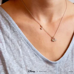 Disney Necklace Charm Diamante Blossom