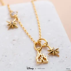 Disney Necklace Charm Diamante Star