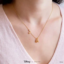 Disney Necklace Charm Diamante Star