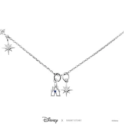 Disney Necklace Charm Diamante Castle