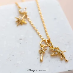 Disney Necklace Charm Diamante Wand