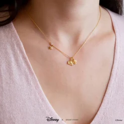 Disney Necklace Charm Diamante Mulan Hair Comb