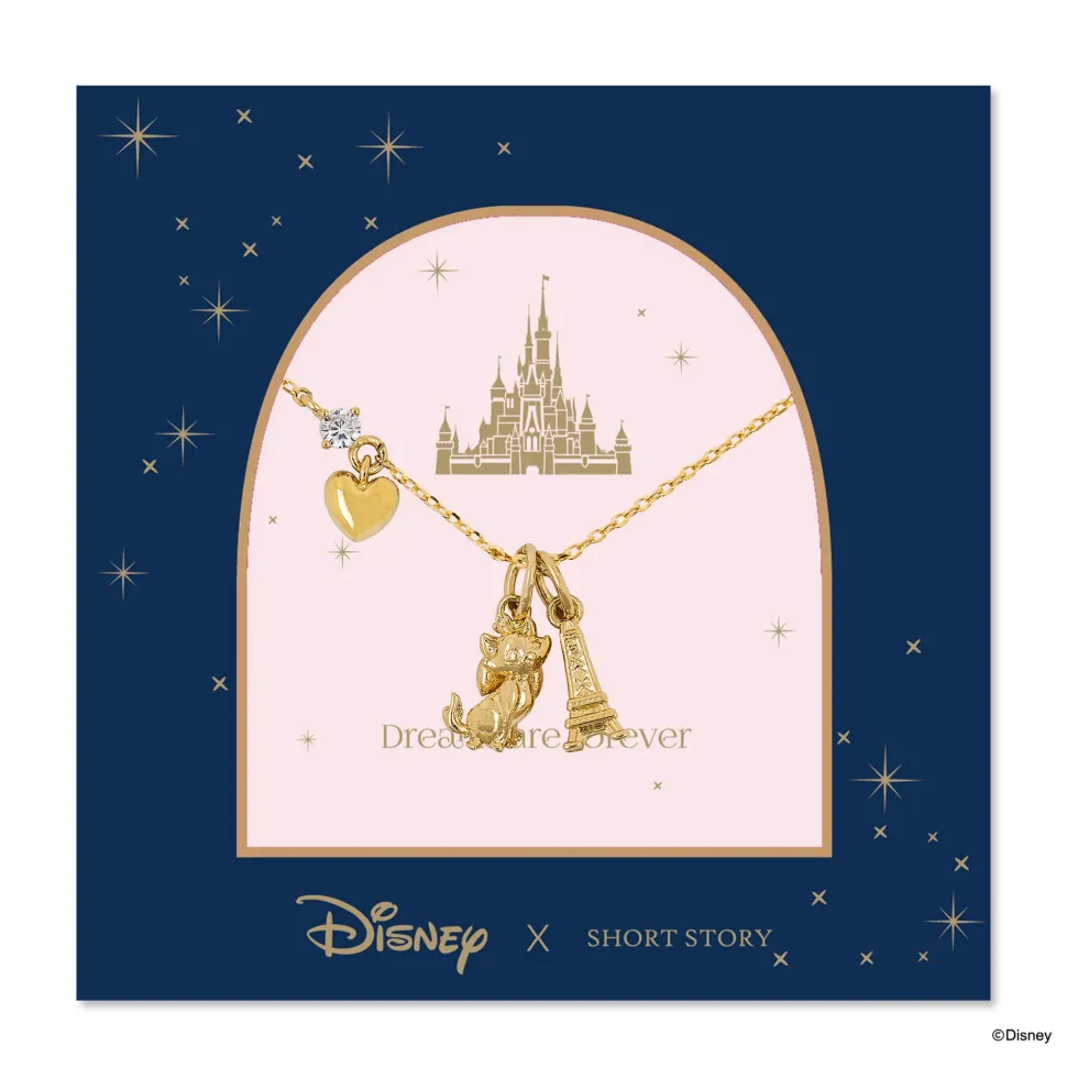 Disney Necklace Charm Eiffel Tower