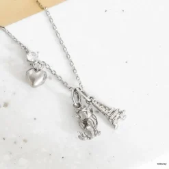 Disney Necklace Charm Eiffel Tower