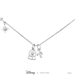 Disney Necklace Charm Enchanted Rose