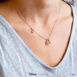 Disney Necklace Charm Enchanted Rose