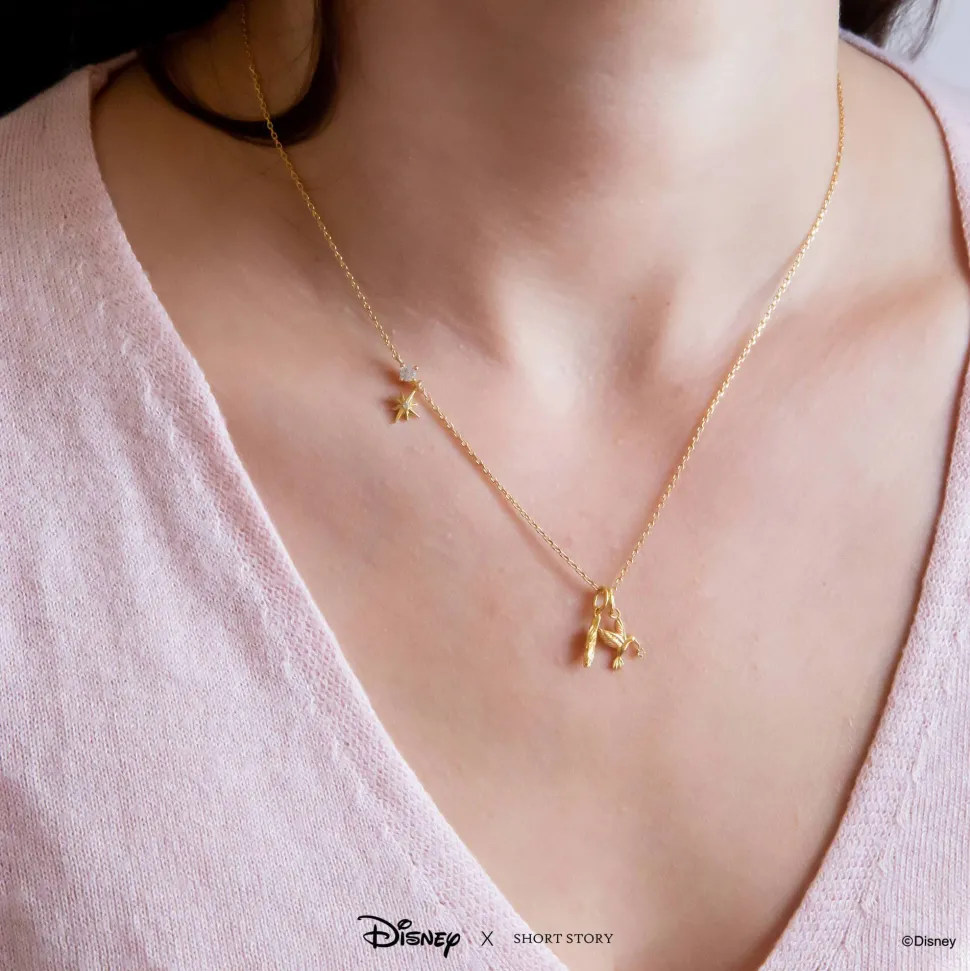 Disney Necklace Charm Feather