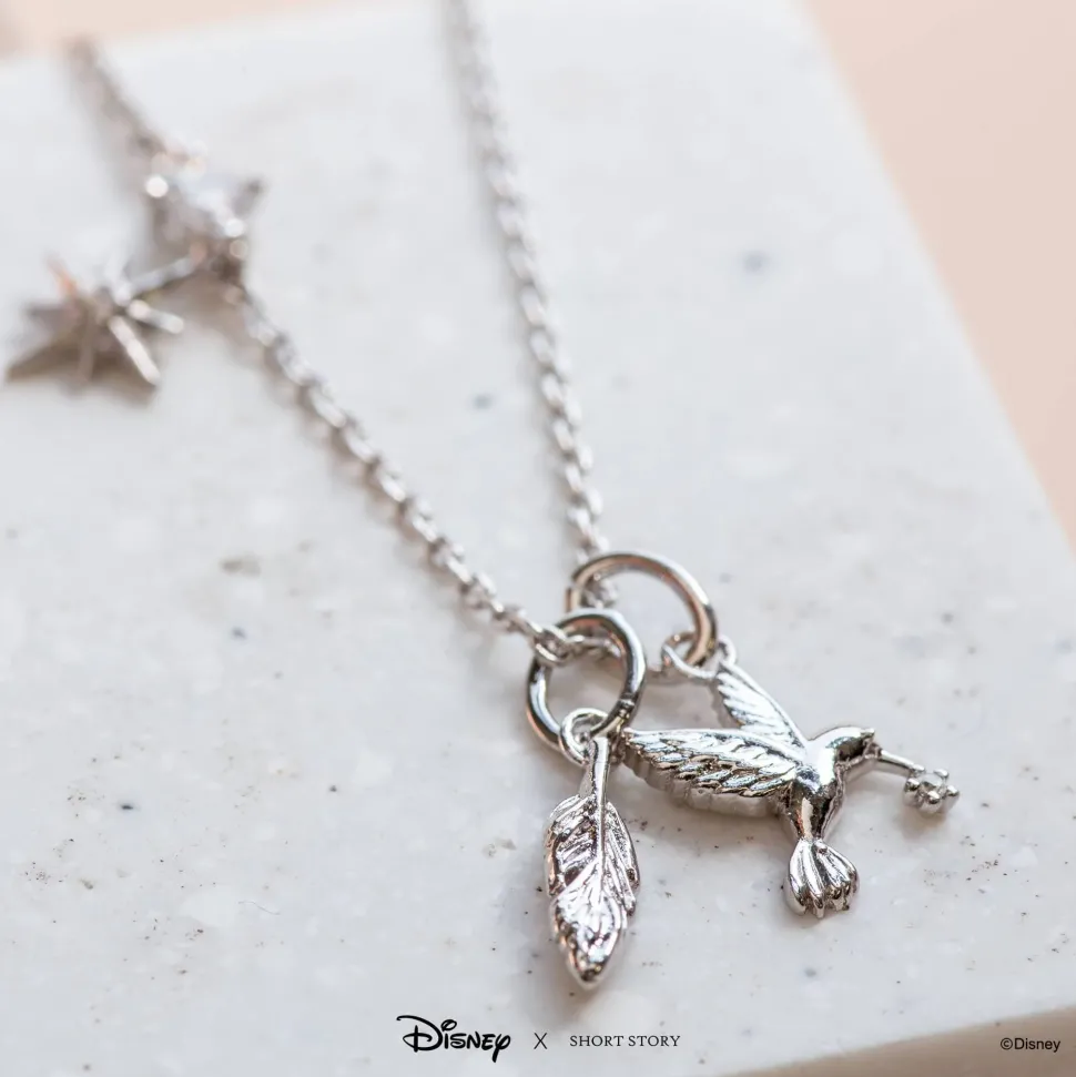 Disney Necklace Charm Feather