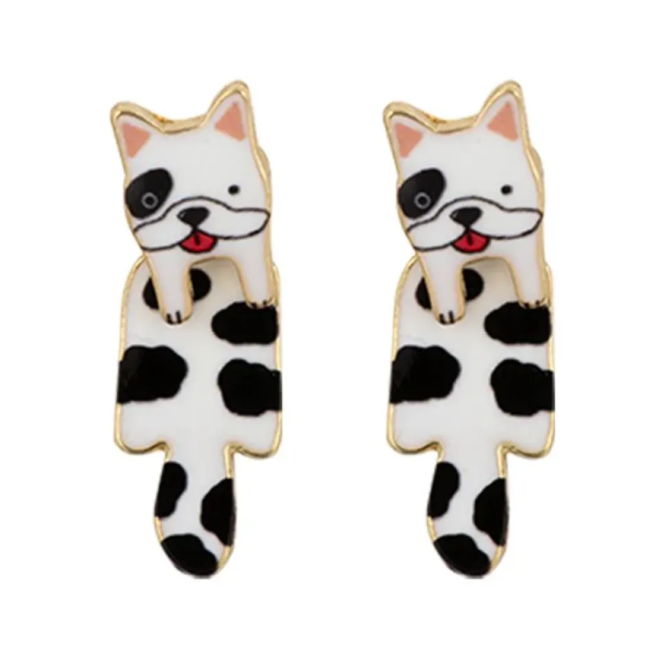 Drop Earring Dog Frenchie *