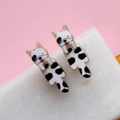 Drop Earring Dog Frenchie *