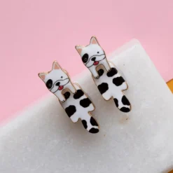 Drop Earring Dog Frenchie *