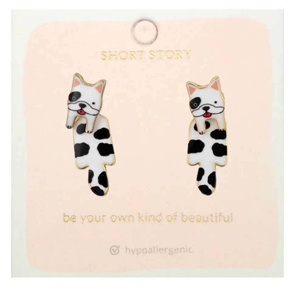 Drop Earring Dog Frenchie *