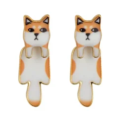 Drop Earring Dog Shiba *