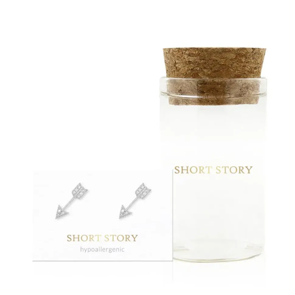 Earring Diamante Arrow