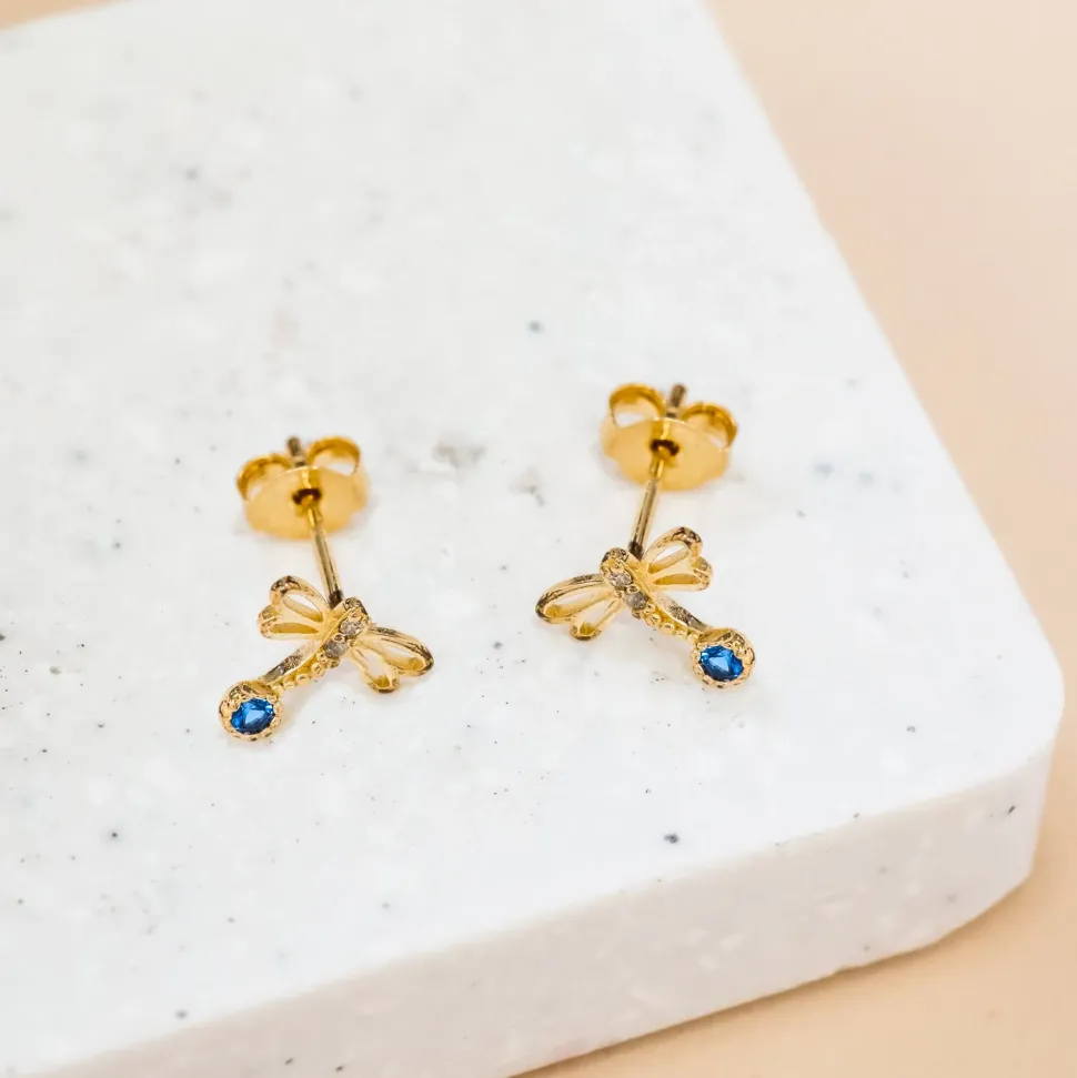 Earring Diamante Dragonfly