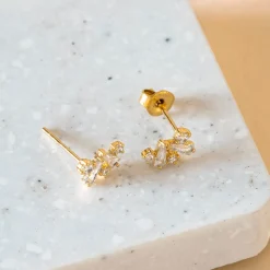 Earring Diamante Flutter