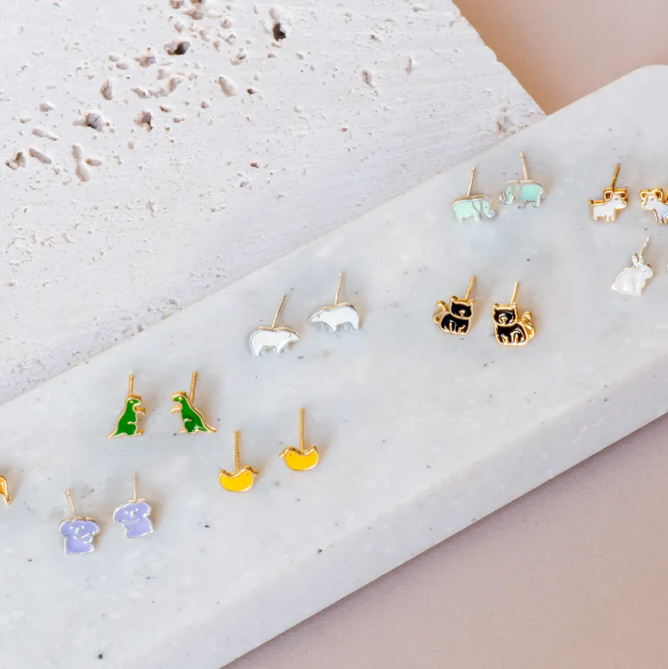 Earring Epoxy Polar Bear