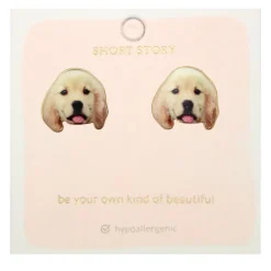 Earring Puppy Golden Retriever