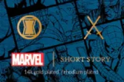 Marvel Earring Black Widow & Dual Batons