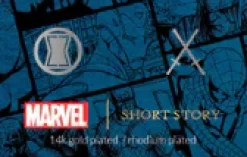 Marvel Earring Black Widow & Dual Batons