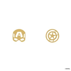 Marvel Earring Captain America & Vibranium Shield