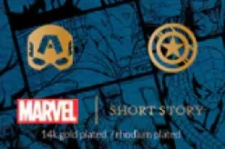 Marvel Earring Captain America & Vibranium Shield