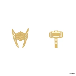 Marvel Earring Thor & Mjolnir Hammer