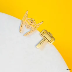 Marvel Earring Thor & Mjolnir Hammer