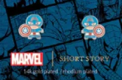 Marvel Epoxy Earring Captain America