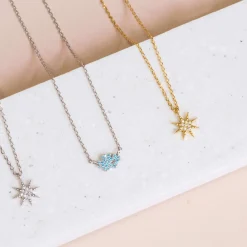 Necklace Diamante Cloud Blue *