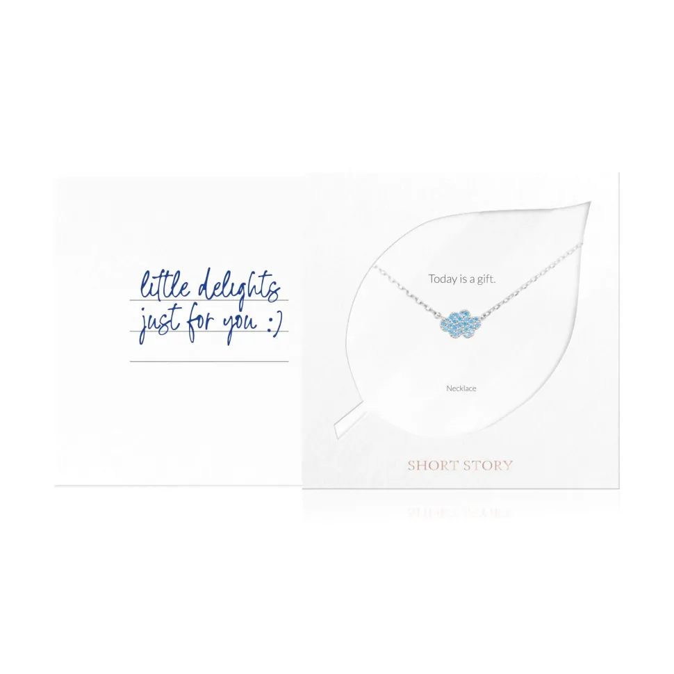 Necklace Diamante Cloud Blue *