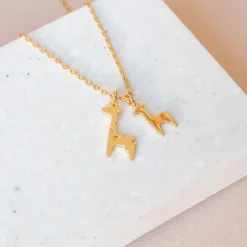 Necklace Epoxy Giraffe