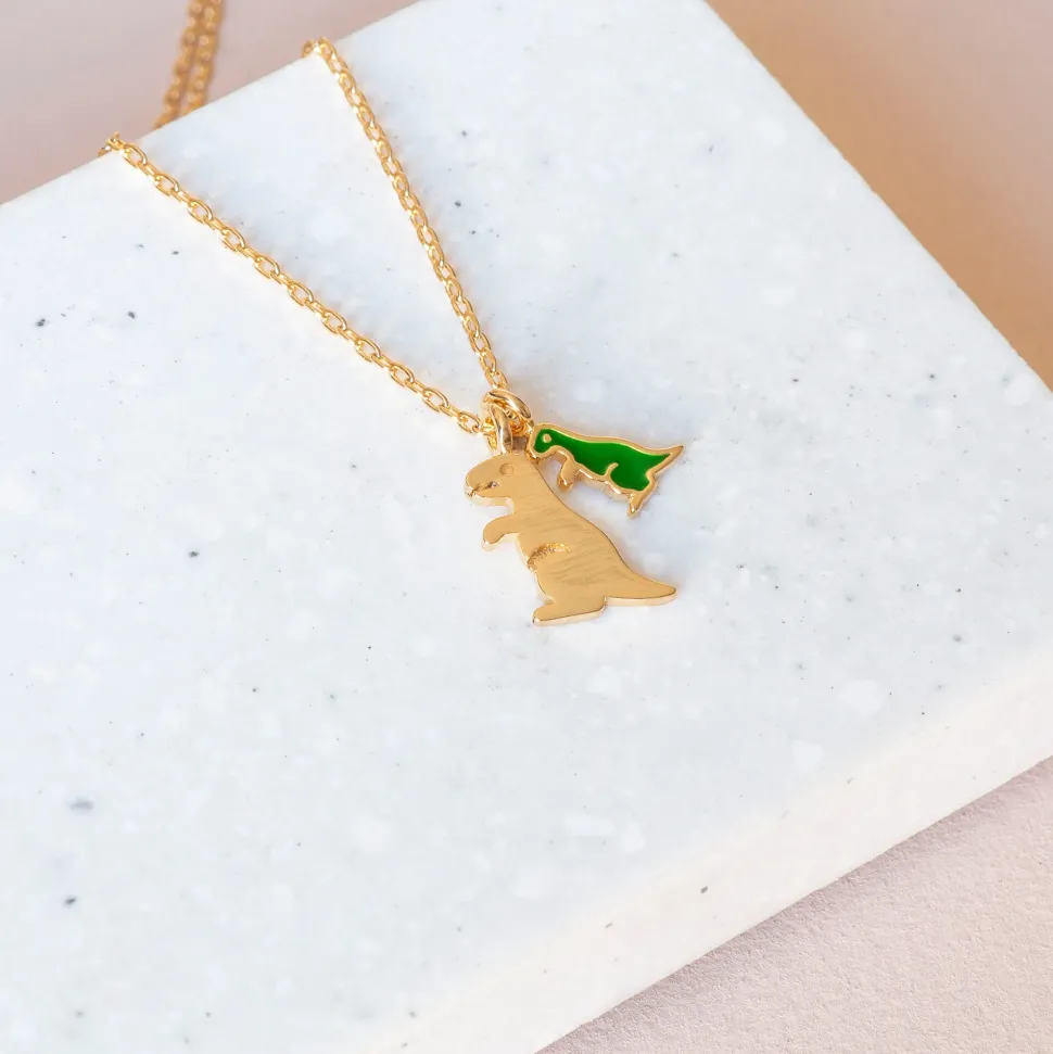 Necklace Epoxy T Rex