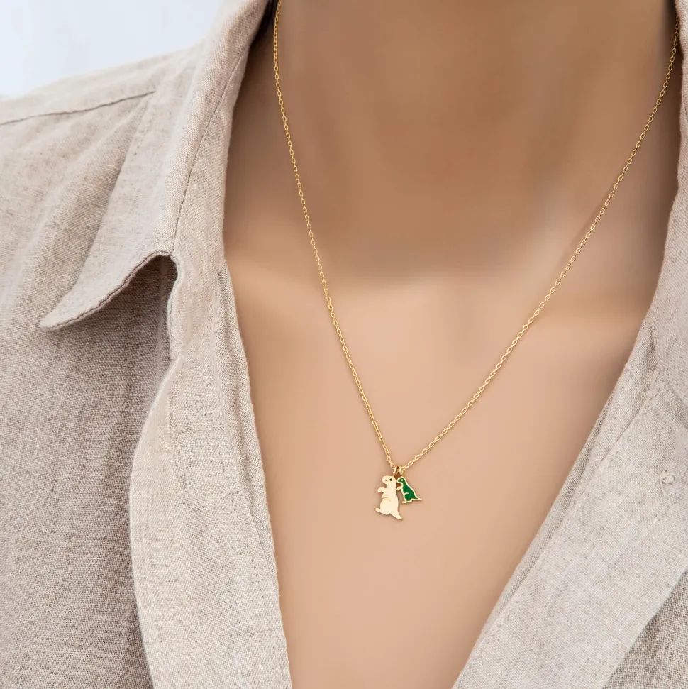 Necklace Epoxy T Rex