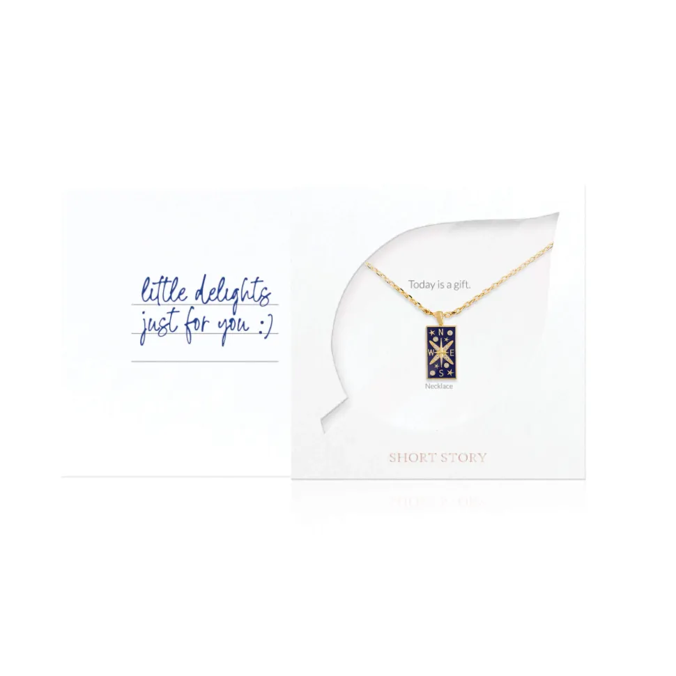 Necklace Epoxy Tarot Compass