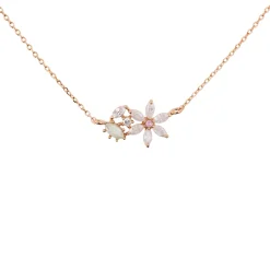 Necklace Flower and Leaves