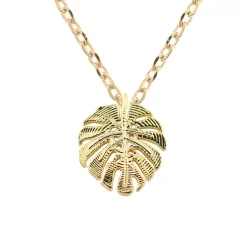 Necklace Monstera Leaf