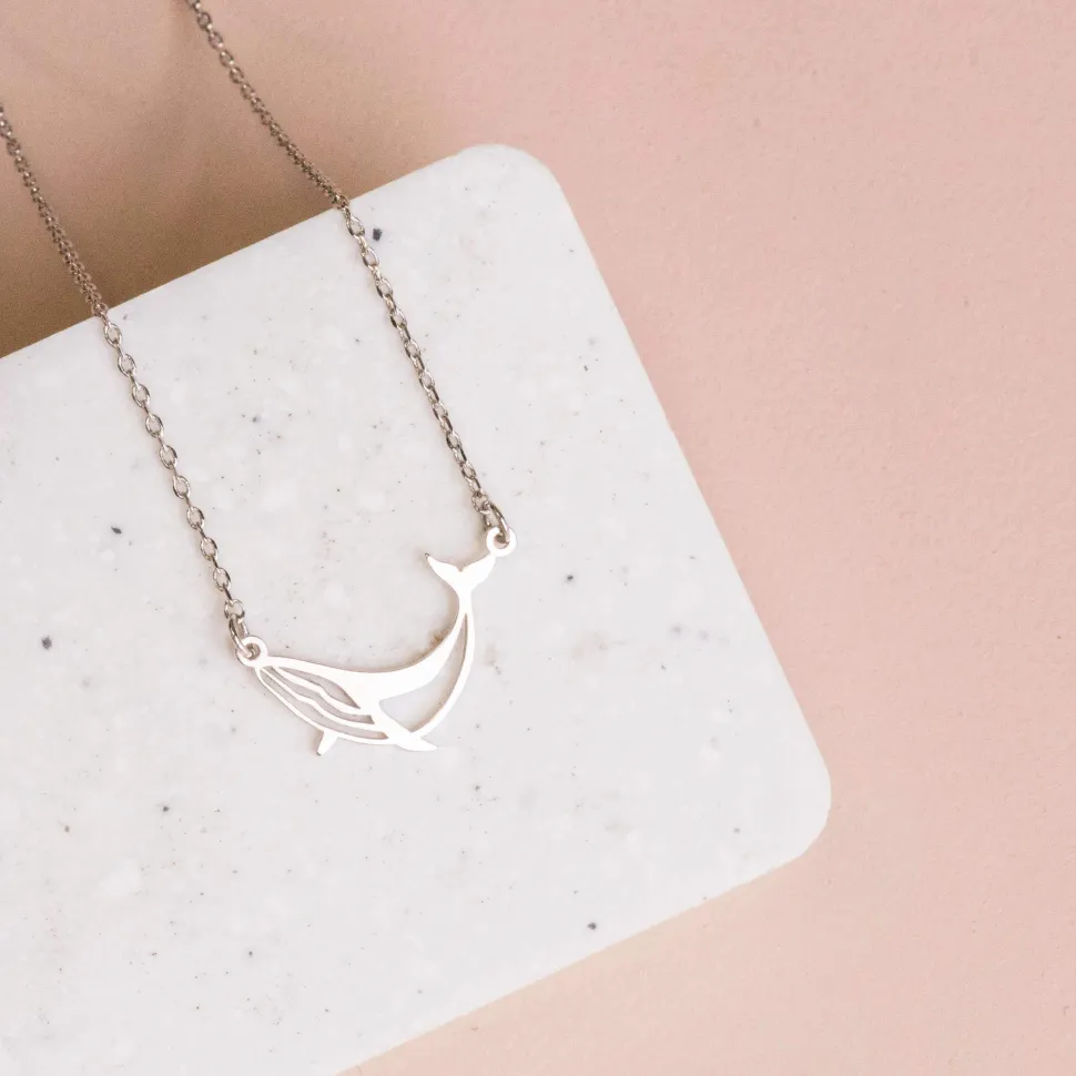 Necklace Whale Stencil