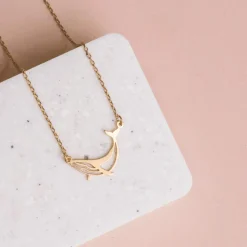 Necklace Whale Stencil