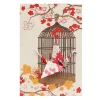 Small Card Crane in Cage Royal Gold