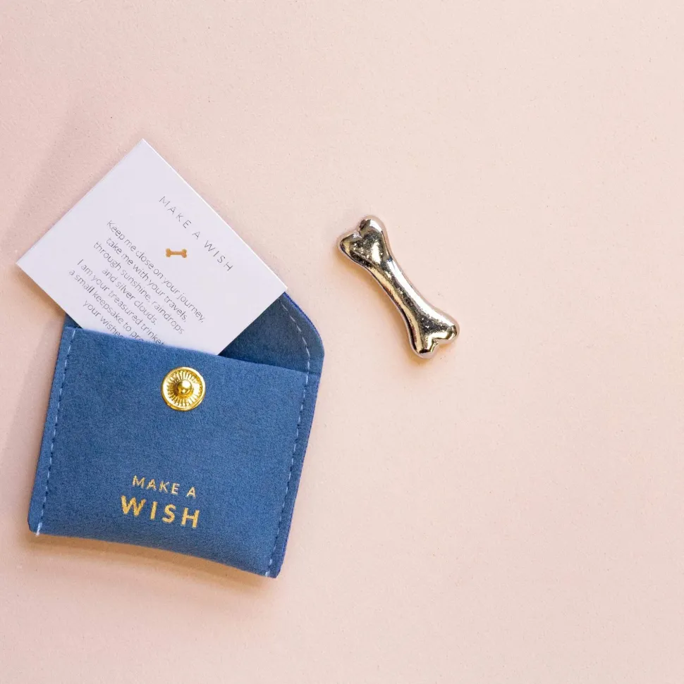 Trinket Wish Bone Blue